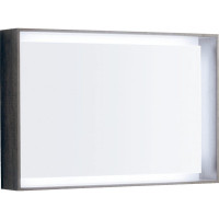 Зеркало с подсветкой Geberit Citterio 88.4x58.4 см темный дуб 500.572.JJ.1