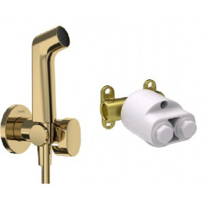 Готовый комплект гигиенического душа Hansgrohe Vernis Blend глянцевое золото 29232990/29235180 Готовый комплект гигиенического душа Hansgrohe Vernis Blend глянцевое золото 29232990/29235180