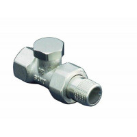 Вентиль запорный проходной Oventrop Combi 2 DN 20 3/4 никелированный 1091163