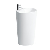 Раковина напольная Laufen Palomba 52.5x40x90 см 1 отверстие покрытие LLC 8.1180.3.400.104.1