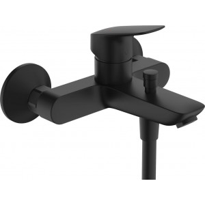 Смеситель для ванны Hansgrohe Logis черный матовый 71400670 Смеситель для ванны Hansgrohe Logis черный матовый 71400670
