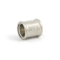 Муфта прямая Tiemme 3/8 ВВ никелированная 602N1101