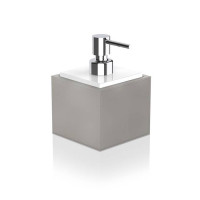 Дозатор для мыла Decor Walther Brownie SSP искусственная кожа тауп/хром 0937149