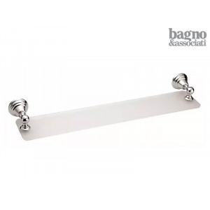 Полка для ванной стеклянная Art&Max Crystal 60 см хром/золото CA 114.39 Полка для ванной стеклянная Art&Max Crystal 60 см хром/золото CA 114.39