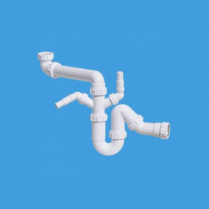 Сифон трубный McAlpine P/S-образный 1 1/2 х 40 мм с двумя адаптерами MRSK7-5571 Сифон трубный McAlpine P/S-образный 1 1/2 х 40 мм с двумя адаптерами MRSK7-5571
