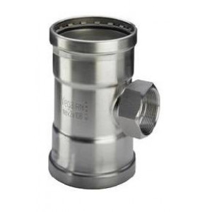 Тройник Viega Sanpress Inox XL 76.1 x 3/4 x 76.1 мм с внутренней резьбой нержавеющая сталь 482862 Тройник Viega Sanpress Inox XL 76.1 x 3/4 x 76.1 мм с внутренней резьбой нержавеющая сталь 482862