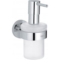 Дозатор жидкого мыла с держателем GROHE Essentials хром 40448001
