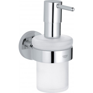 Дозатор жидкого мыла с держателем GROHE Essentials хром 40448001