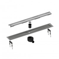 Душевой лоток Timo Drain System 900 мм с решеткой Lines хром DS230109/00
