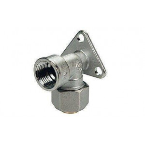 Угольник настенный Giacomini R572 16x2 мм Rp 1/2 латунь хромированный R572MX048 Угольник настенный Giacomini R572 16x2 мм Rp 1/2 латунь хромированный R572MX048