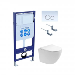 Комплект инсталляция Aquatek Standard и унитаз ЕВРОПА T AQ1900T-00 с сиденьем микролифт SET AQUATEK ЕВРОПА T KDI29 Комплект инсталляция Aquatek Standard и унитаз ЕВРОПА T AQ1900T-00 с сиденьем микролифт SET AQUATEK ЕВРОПА T KDI29