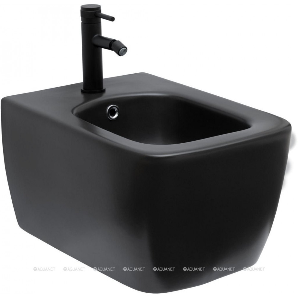 Биде подвесное Allen Brau LIBERTY 2 518x367 мм черный матовый 4.33010.31