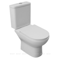 Чаша напольного унитаза Aquanet Ray-C с сиденьем Soft Close Slim Rimless 00326011
