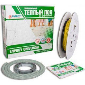 Нагревательный кабель Energy Universal 320 Вт EFLRUNIVL0ADSV00320 Нагревательный кабель Energy Universal 320 Вт EFLRUNIVL0ADSV00320