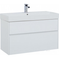 Тумба с раковиной Aquanet Бруклин 100 белый 00212599