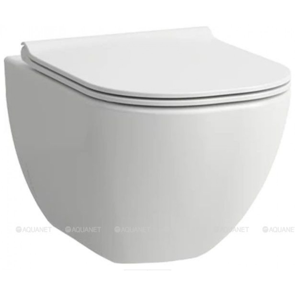 Унитаз подвесной Laufen Basal 530х360 мм Rimless с сиденьем 8.66E1.0.000.000.1