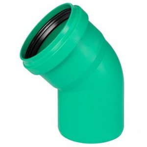 Отвод канализационный Ostendorf KG2000 KG2000B 45° 110 мм RAL 6017 771320 Отвод канализационный Ostendorf KG2000 KG2000B 45° 110 мм RAL 6017 771320