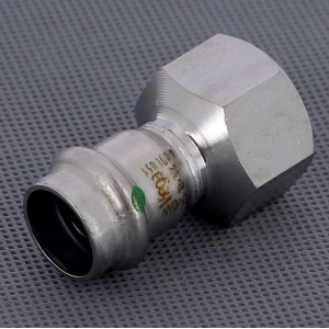 Муфта переходная пресс-В Viega Sanpress Inox нержавеющая сталь 18x3/4 436605 Муфта переходная пресс-В Viega Sanpress Inox нержавеющая сталь 18x3/4 436605