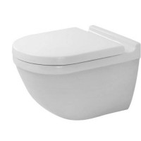 Комплект унитаз подвесной Duravit Starck 3 Rimless WonderGliss и сиденье с микролифтом 45270900A11