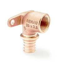 Угольник настенный REHAU RAUTITAN RX с внутренней резьбой 25-Rp 3/4 13661021001