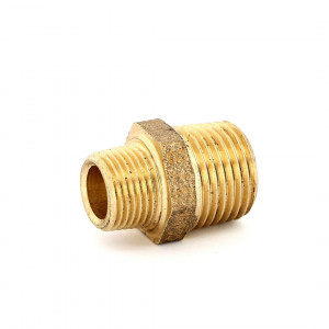 Ниппель переходной Viega НН 3/8 x 1/2 бронза B3245A0304