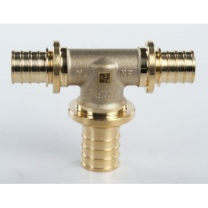 Тройник REHAU RAUTITAN MX 16x25x16 мм латунь 11081021001 Тройник REHAU RAUTITAN MX 16x25x16 мм латунь 11081021001