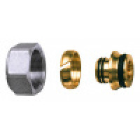 Концовка для металлопластиковых труб FAR 20х2 мм M33х1.5 хромированная гайка FC 6057 263274