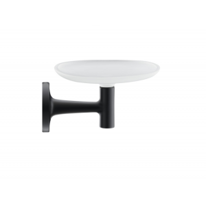 Мыльница Duravit Starck T 140х119 мм черная матовая 0099334600