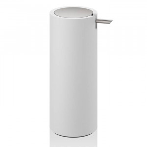Дозатор для мыла Decor Walther Stone SSP настольный белый матовая сталь 0972355 Дозатор для мыла Decor Walther Stone SSP настольный белый матовая сталь 0972355
