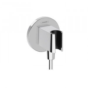Шланговое подсоединение с держателем Hansgrohe FixFit S хром 26888000