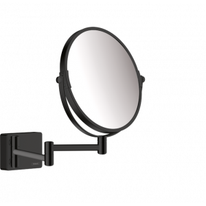 Зеркало косметическое Hansgrohe AddStoris Ø 188 мм черный матовый 41791670 Зеркало косметическое Hansgrohe AddStoris Ø 188 мм черный матовый 41791670