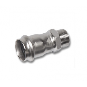 Ниппель переходной Sanha NiroPress 316L 22 мм x 1/2 НР 69243G22123 Ниппель переходной Sanha NiroPress 316L 22 мм x 1/2 НР 69243G22123