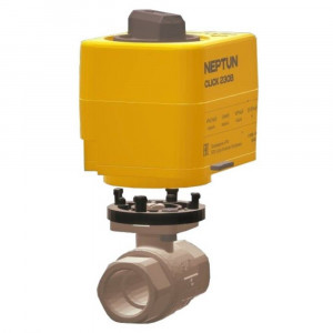 Кран шаровой с электроприводом Neptun Profi Click 230В 1/2 2167136 Кран шаровой с электроприводом Neptun Profi Click 230В 1/2 2167136