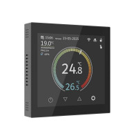 Умный сенсорный терморегулятор с LCD дисплеем черный W1851108