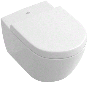 Унитаз подвесной Villeroy & Boch Subway 2.0 370x560 мм DirectFlush альпийский белый 5614R001 Унитаз подвесной Villeroy & Boch Subway 2.0 370x560 мм DirectFlush альпийский белый 5614R001