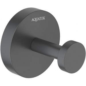 Крючок Aquanet Бетта матовый черный AQ4601MB