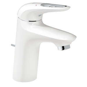 Смеситель для раковины GROHE Eurostyle New с донным клапаном белая луна 23374LS3 Смеситель для раковины GROHE Eurostyle New с донным клапаном белая луна 23374LS3