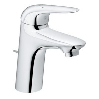 Смеситель для раковины GROHE Eurostyle 2015 Solid S-Size с донным клапаном хром 23707003