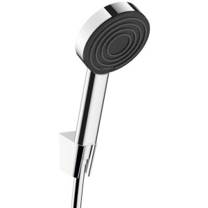 Душевой набор Hansgrohe Pulsify S 105 1jet с держателем и шлангом 125 см хром 24301000 Душевой набор Hansgrohe Pulsify S 105 1jet с держателем и шлангом 125 см хром 24301000