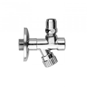 Угловой вентиль с фильтром Gattoni Accessori 1/2 x 3/8 хром 1220/00C0 Угловой вентиль с фильтром Gattoni Accessori 1/2 x 3/8 хром 1220/00C0