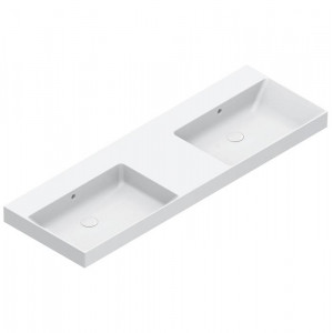 Раковина Catalano Zero 150x50 см двойная без отверстия белый глянцевый 0121520001 Раковина Catalano Zero 150x50 см двойная без отверстия белый глянцевый 0121520001