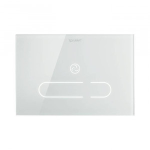 Клавиша смыва Duravit A.1 Plus белое стекло с подсветкой WD5013012060