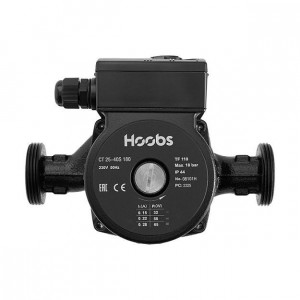 Насос циркуляционный Hoobs CT 25-40S 180 мм 65 Вт с гайками 08101H Насос циркуляционный Hoobs CT 25-40S 180 мм 65 Вт с гайками 08101H