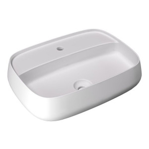 Раковина Ceramica Alice NUR 60x45x15 см Plan накладная белый матовый 33210109 Раковина Ceramica Alice NUR 60x45x15 см Plan накладная белый матовый 33210109