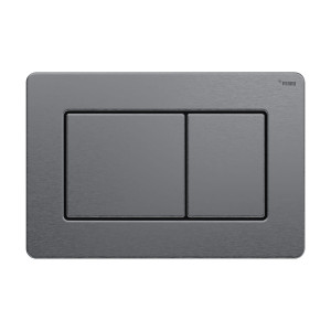 Панель смыва REHAU NOVA QUAD STEEL нержавеющая сталь брашированный графит 19102721001 Панель смыва REHAU NOVA QUAD STEEL нержавеющая сталь брашированный графит 19102721001