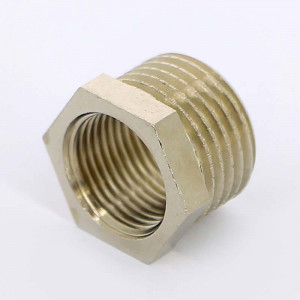 Футорка никелированная Uni-Fitt 3/8x1/2 НВ 604N2100 Футорка никелированная Uni-Fitt 3/8x1/2 НВ 604N2100