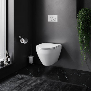 Унитаз подвесной AM.PM Spirit V2.0 FlashClean безободковый без сиденья C701700WH