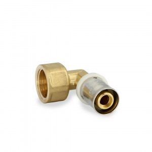 Угольник пресс с внутренней резьбой Comap PEX-Press 16 мм x 1/2 90° 704G6201 Угольник пресс с внутренней резьбой Comap PEX-Press 16 мм x 1/2 90° 704G6201