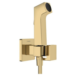 Гигиенический душ Hansgrohe 1jet E EcoSmart+ со смесителем и шлангом 125 см полированное золото 29233990 Гигиенический душ Hansgrohe 1jet E EcoSmart+ со смесителем и шлангом 125 см полированное золото 29233990