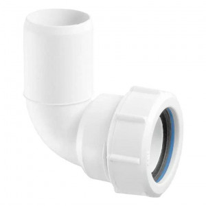 Отвод компрессионный McAlpine 90° 40х40 мм 40C-WH Отвод компрессионный McAlpine 90° 40х40 мм 40C-WH